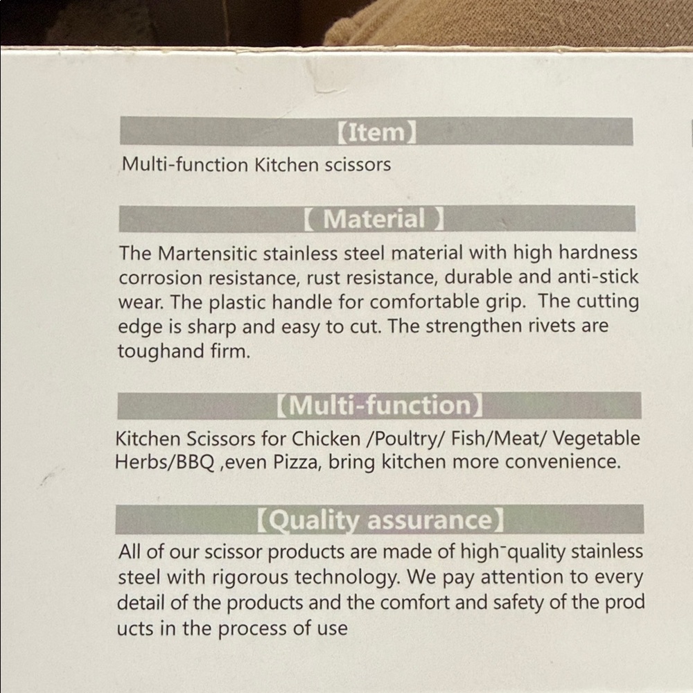 YOJI-GIFT Kitchen Scissors - Picture 4 of 6